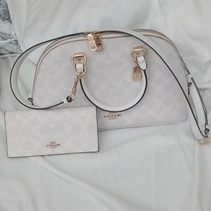 Coach handbag and wallet
